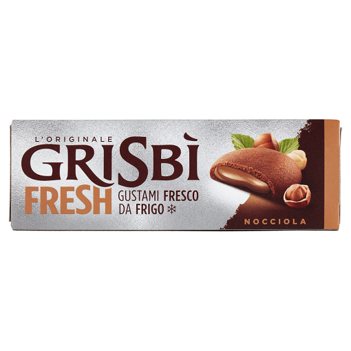 Grisbi Nocciola - biszkopty z nadzieniem orzechowym 135g