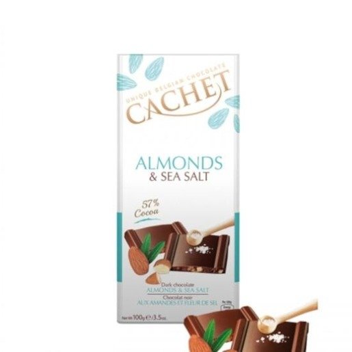 Cachet - Czekolada Almonds & Sea Salt 100g