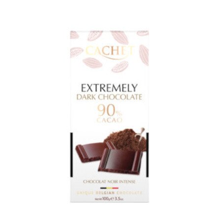 Cachet - Czekolada Extra Dark Chocolate 90% 100g