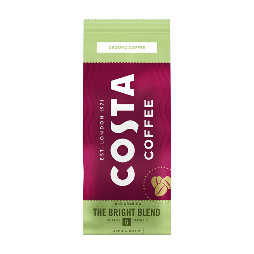Costa Coffee The Bright Blend 200 g - kawa mielona 