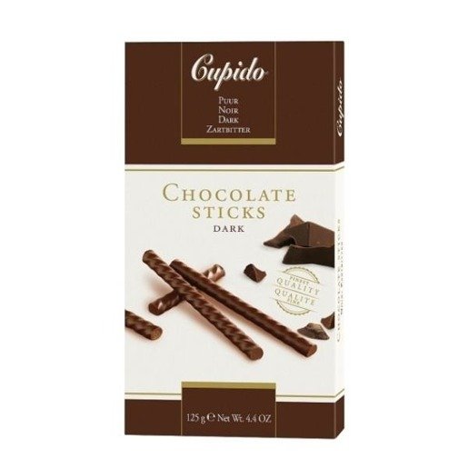 Cupido Chocolate Sticks Dark czekoladowe paluszki