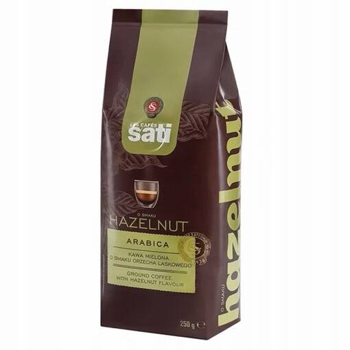 Kawa smakowa Cafe Sati Hazelnut - orzechowa mielona 100% Arabica 250g