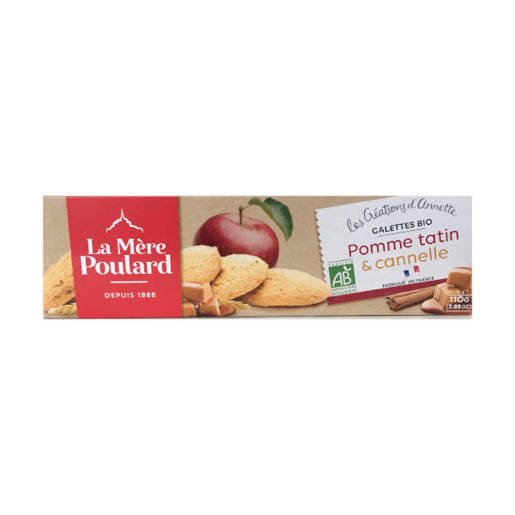 La Mere Poulard - francuskie ciastka jabłkowe cynamonowa 110 g