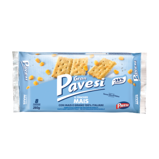 Pavesi il Cracker Mais krakersy z mąką kukurydzianą 280 g